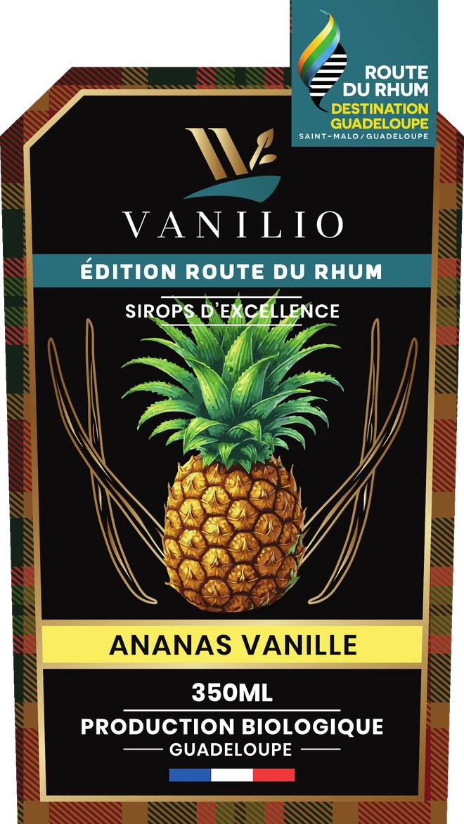 Étiquette Vanilio Ananas Vanille, édition Route du Rhum
