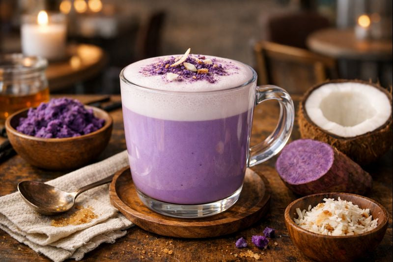 ube latte toulouse​