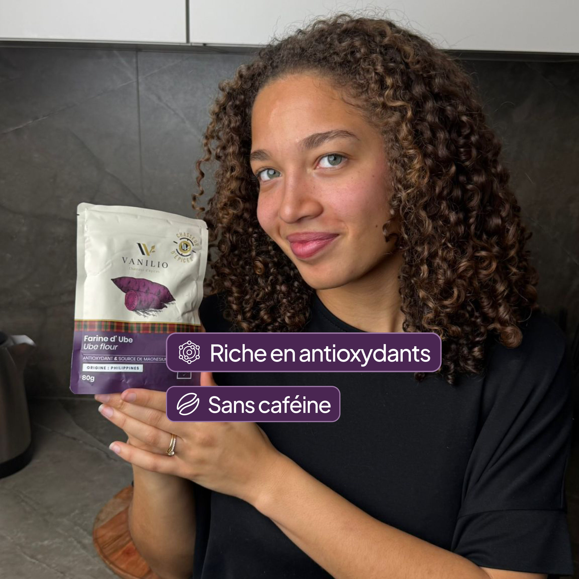 Poudre d’Ube 100% Dioscorea alata